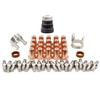 45pcs Plasma Cutter Consumables Kit Electrodes Tips 1.1mm for PT-60 For IPT-60 Torch