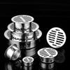 50-200MM Floor Drain Balcony Floor Drain Stainless Steel Large Displacement Drainage Outdoor Roof Anti-Blocking Floor Strainer