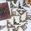 Journamm 96 шт./4 упаковки Винтажная Угловая Декоративная Наклейка Бумажный Материал для Скрапбукинга Junk Journal Дневника Коллажа Декоративные Принадлежности