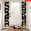Back to School Couplet Banner Welcome 1 Pair Polyester Indoor Outdoor Decor