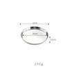 304 Stainless Steel Plate Disc Commercial Golden Flat-bottomed Tray Thickened Cold Skin Sausage Powder Plate Steaming Plate Dish