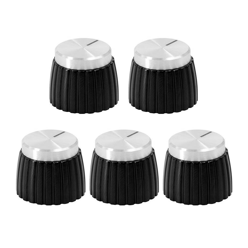 5Pcs Set Screw Fixed Effect Pedal Knob 20x16mm Amplifier Knob Replacement DJ Mixer Equipment