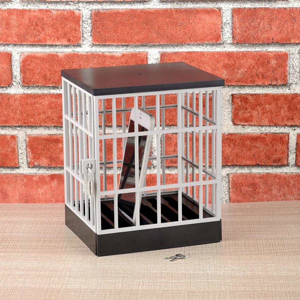 Locking Cage Mobile Phone Jail Safe Cell Lock Up Cell Phone Jail Lock Box Family