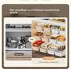 Plastic Storage Bins with Wheels & Comfort Handles Large Stackable Waterproof Organizer for Kitchen Bathroom Closet