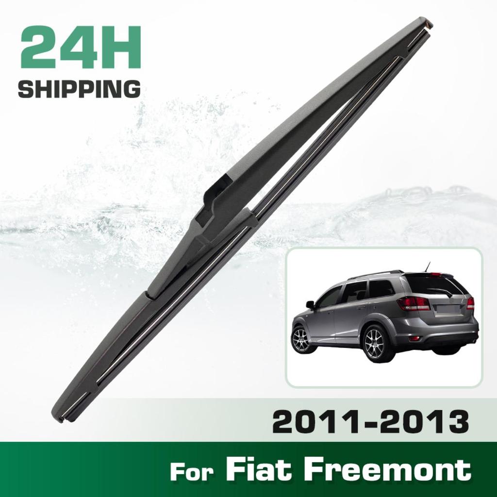 Rear Windshield Wipers Blades,Premium All-Season Wiper blades Replacement For Fiat Freemont 2011-2013,Natural Rubber Bayonet,Easy to Install 12″