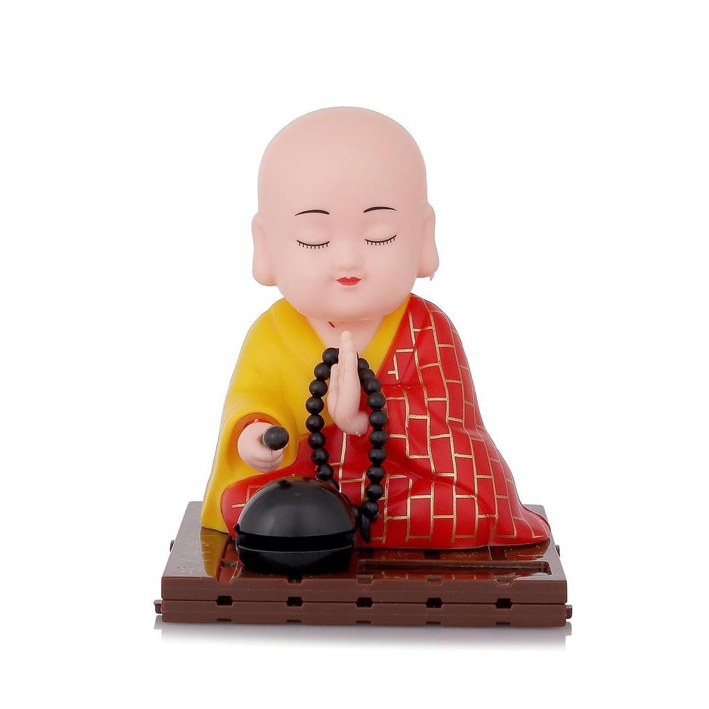 Yadava Cute Little Monk Buddha Figurine for Home Decor, Meditation & Office Desk | Small Buddha Idol for Peace, Positivity & Spiritual Corners