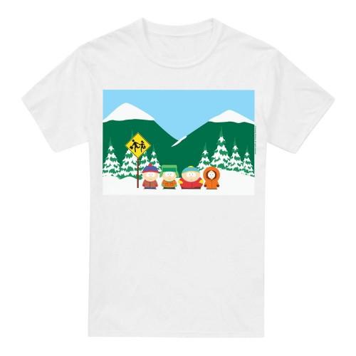 South Park Mens Bus Stop T-Shirt