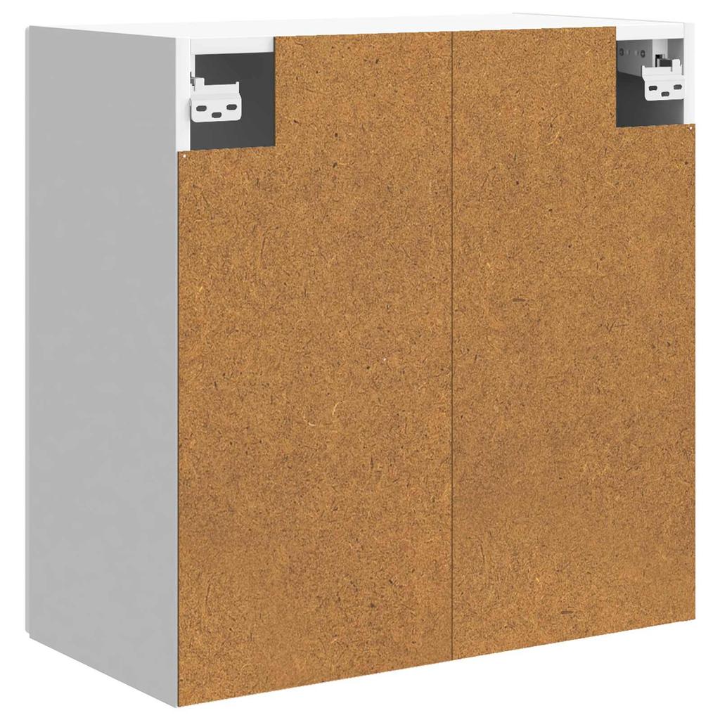 Wall Mounted Cabinet High Gloss White 59 x 31 x 60 cm Particleboard