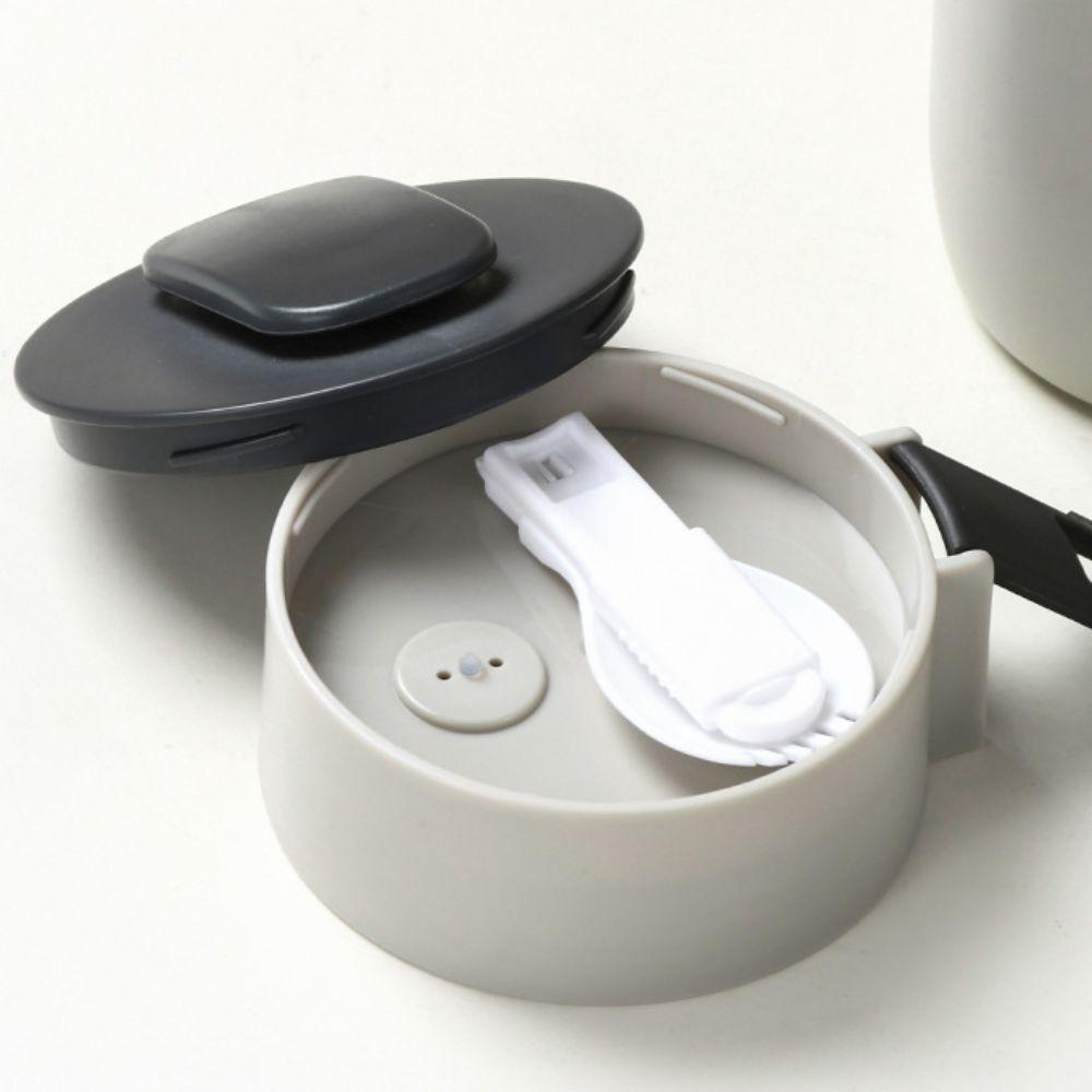 with Spoon Insulated Breakfast Cup Double Layer Thermal Food Container Insulated Soup Cup Winter