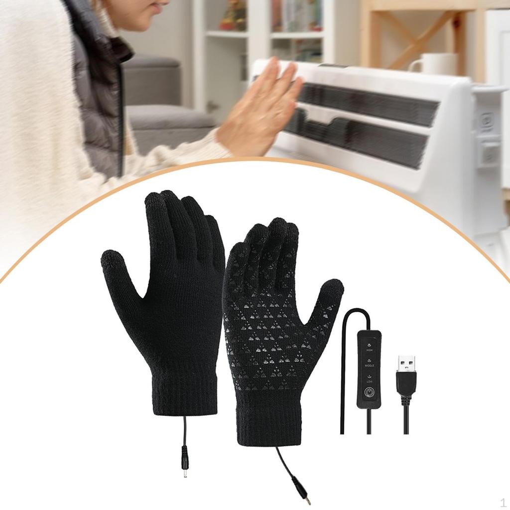 USB Перчатки с подогревом Портативные Легкие Грелки для рук для Рыбалки Пешего туризма Катания на лыжах
