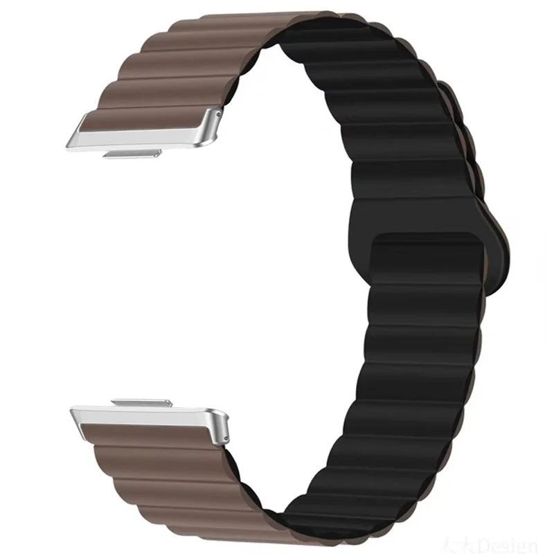 Силиконовый спортивный ремешок для Huawei Watch Fit 4 Fit 4Pro Fit 3 Магнитный браслет-петля для Huawei Watch Fit3 Умные часы Браслет на запястье