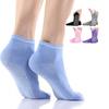4 Pairs Slip Socks Non Slipper Yoga Trampoline Socks With Grips Sticky Home Athletic Socks For Adult Women