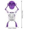 Simulation Wind-up Dancing Skeleton Toy Plastic Spring Clockwork Toy  Desktop Ornament