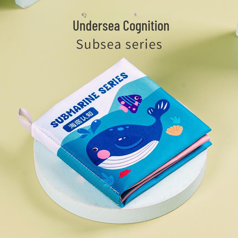 Неразрушимая детская тканевая книга для детей от 3 до 12 месяцев: 3D, Звук, Игрушка для раннего развития