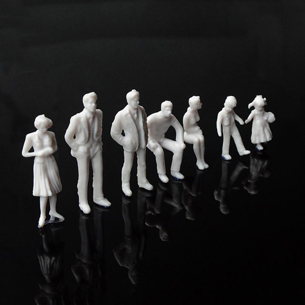 ABS Plastic White Multi-Style Pose People Figures DIY Hand Model Model Material Miniature Scene