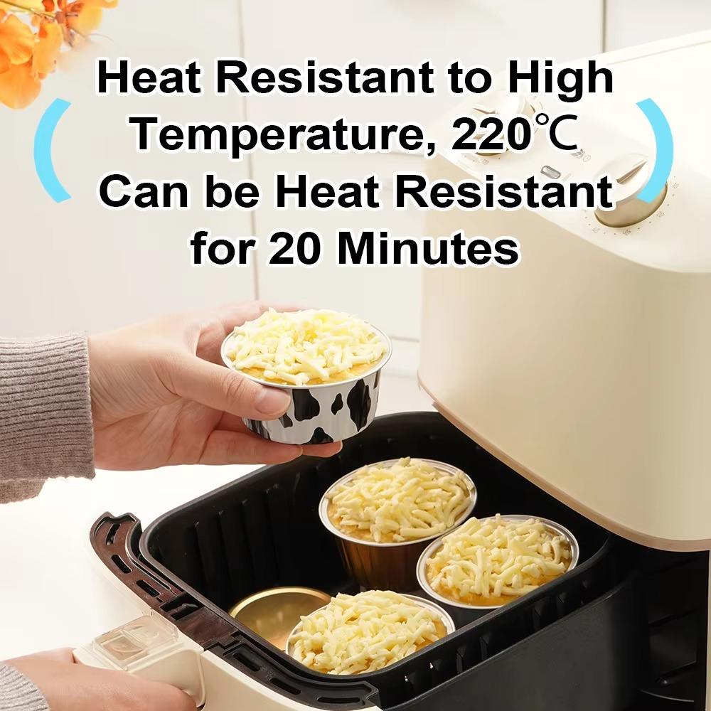 10pcs Small Baking Pudding Cake Mold Cake Tool Tinfoil Box Gifts Tray Tinfoil Cups