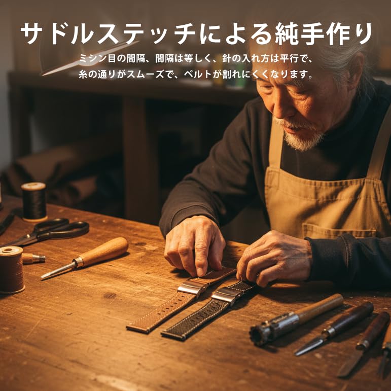 Кожаный ремешок для часов SUIMUMU 22 мм, двухслойная воловья кожа с узором личи, ретро-классический стиль, пряжка из нержавеющей стали, замена из натуральной кожи