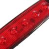 1pcs 12v Sidemarker Light Clear Truck Trailer LED Tail Lamp Задний фонарь 6leds