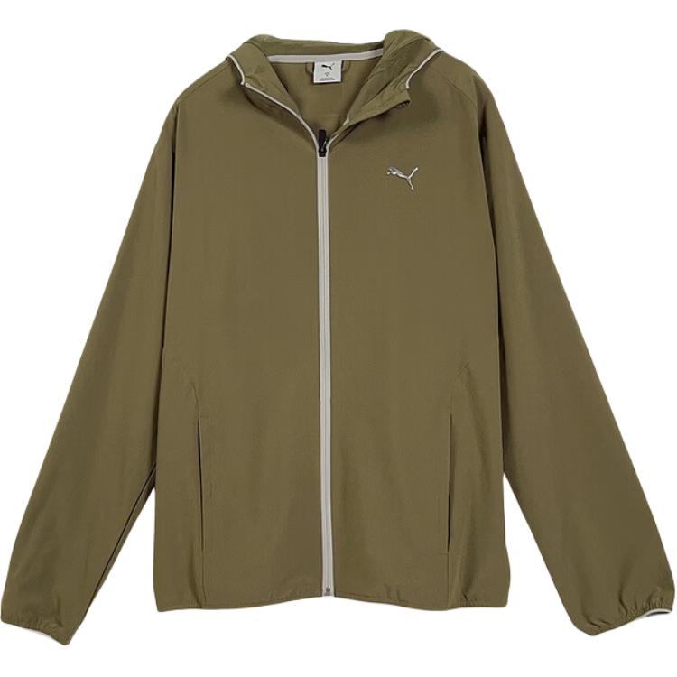 Puma Мужская ветрозащитная куртка с капюшоном и длинным рукавом для активного отдыха 528933-33