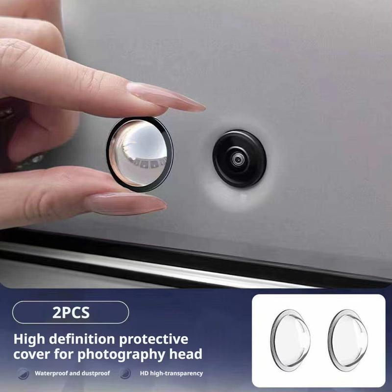 Car Camera Lens Protective Cover 360 Panoramic Reversing Camera Guards HD Scratch Resistant Waterproof Dustproof Mod Accessory