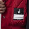 Jordan Куртка с логотипом университета, воротником-стойкой и однобортной застежкой. Детская верхняя одежда, красный FV6043-687.