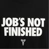 Nike Кобе Удобная Стильная Минималистичная Универсальная Однотонная Футболка с Коротким Рукавом с Буквами Мужские Топы Черный II6592010