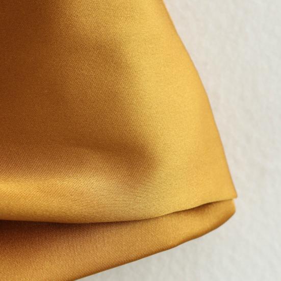 Женская мини-юбка из искусственного атласа с высокой талией, короткая юбка с застежкой-молнией сзади, с бантом, однотонная юбка