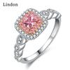 Классическое кольцо Lindon из медного сплава с цирконием, женские ювелирные изделия, свадебный подарок для вечеринки