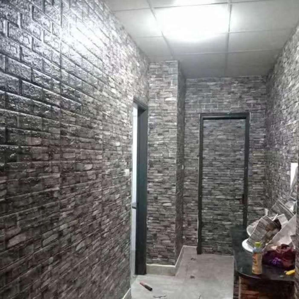 10/20 шт. плитка кирпичная стена стикер самоклеящиеся 3D пенопластовые панели обои художественный декор