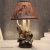 Modern Resin Wolf Table Lamps Animal Lamp Bedside Reading Desk Light for Living Room Bedroom Home Decor Led Stand Light Fixtures