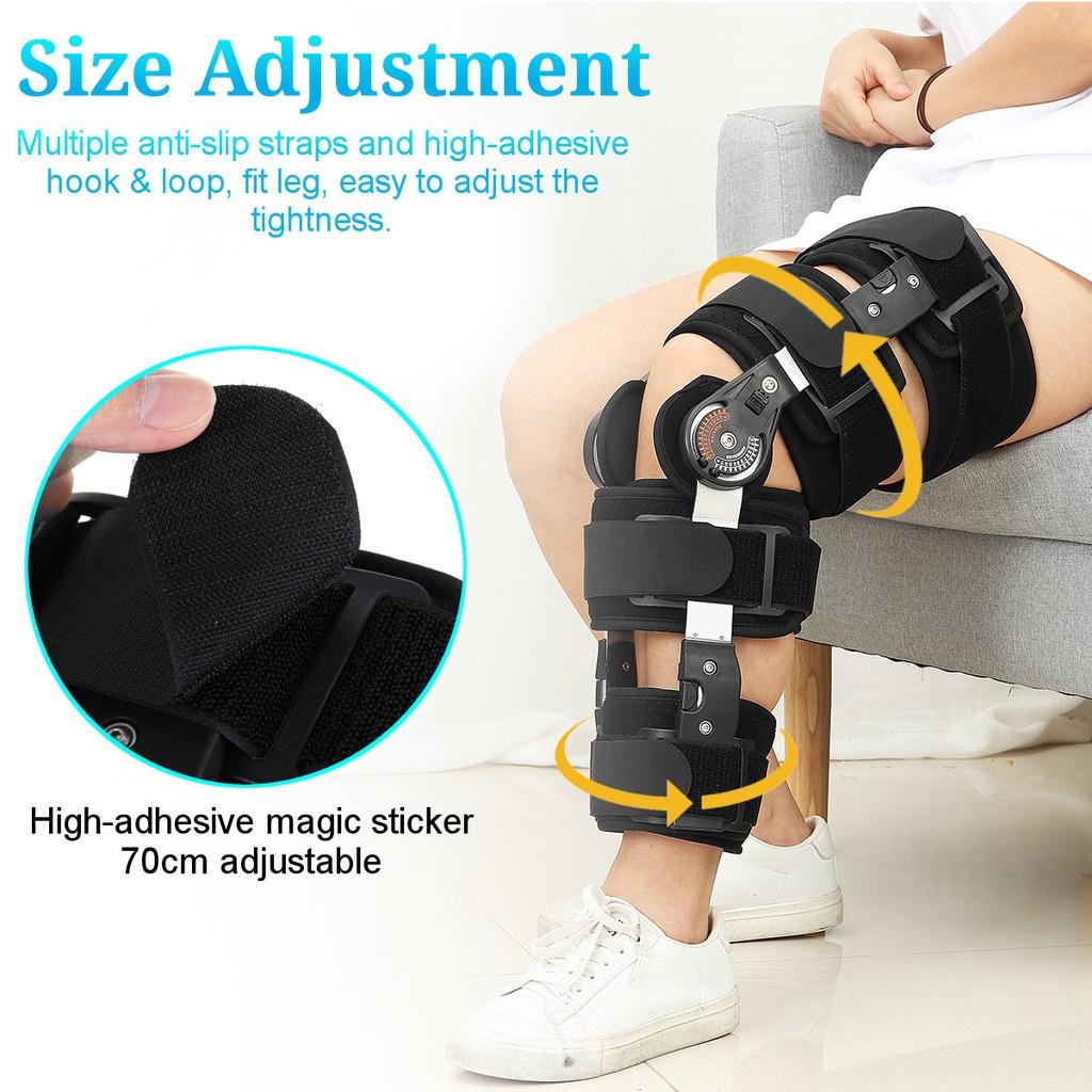 Unloading Left Right Knee Brace For Ligament Hinged Knee Support Knee Joint Pain Sports