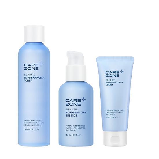 CARE ZONE Ликер Nordenau Cica набор из 2 предметов (тонер 240мл + эссенция 90мл), Корейская косметика