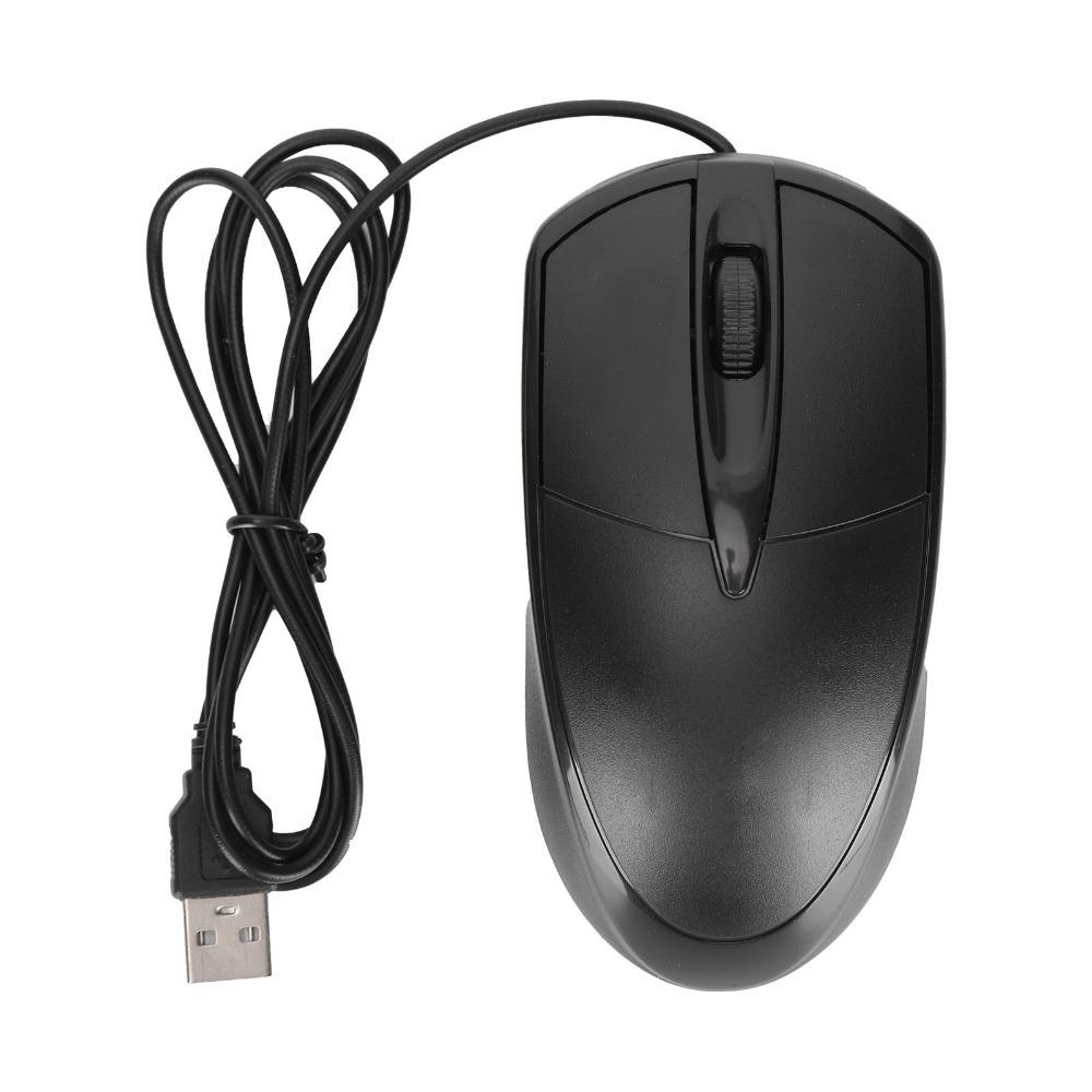Silent Office Mouse Responsive Corded Mouse Lightweight USB Wired Mouse Home Office Work