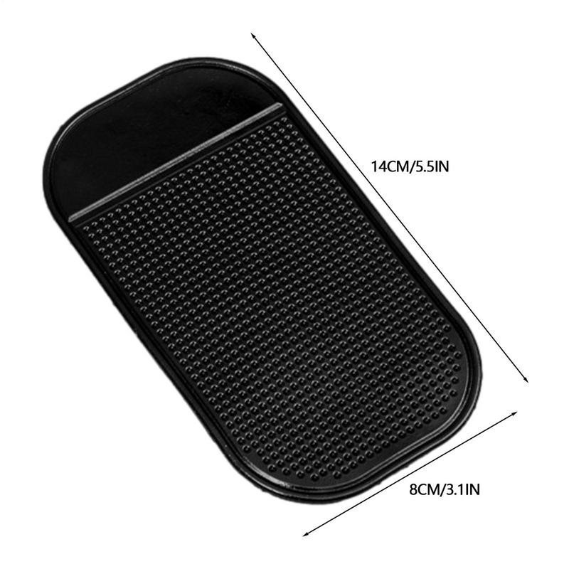 1Pcs Car Non-Slip Mat Magic Anti-Slip Slide-Proof Pad Dashboard Sticky Dash Adhesive Cell Phone Mobile Holder Black Silicone