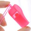 20Pcs Multicolour Mini Whistle With Rope Children Kids Sports Football Soccer Rugby Cheerleading Fans Cheer Whistles