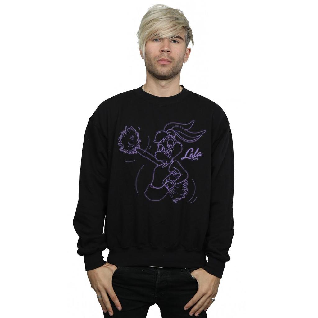 Looney Tunes Mens Lola Bunny Glow Sweatshirt