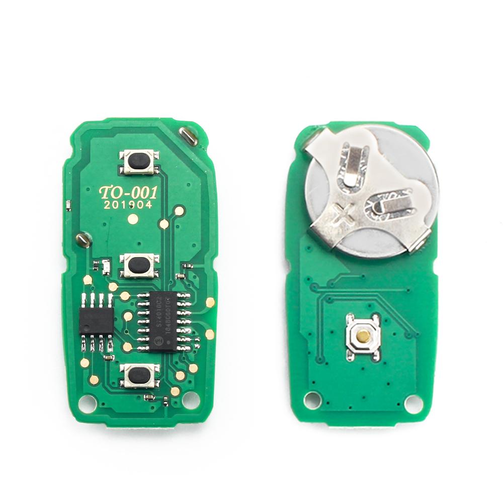 Дистанционный ключ для автомобиля Toyota Celica Cruiser Highlander Prius RAV4 Yaris 2+1/3+1 кнопки/ HYQ12BBX/GQ43VT14T /314.4/314 МГц