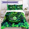 Werder Bremen Football Printed 3 Pieces Bedding Set, Comfortable Skin Friendly Bedroom Duvet Cover Set