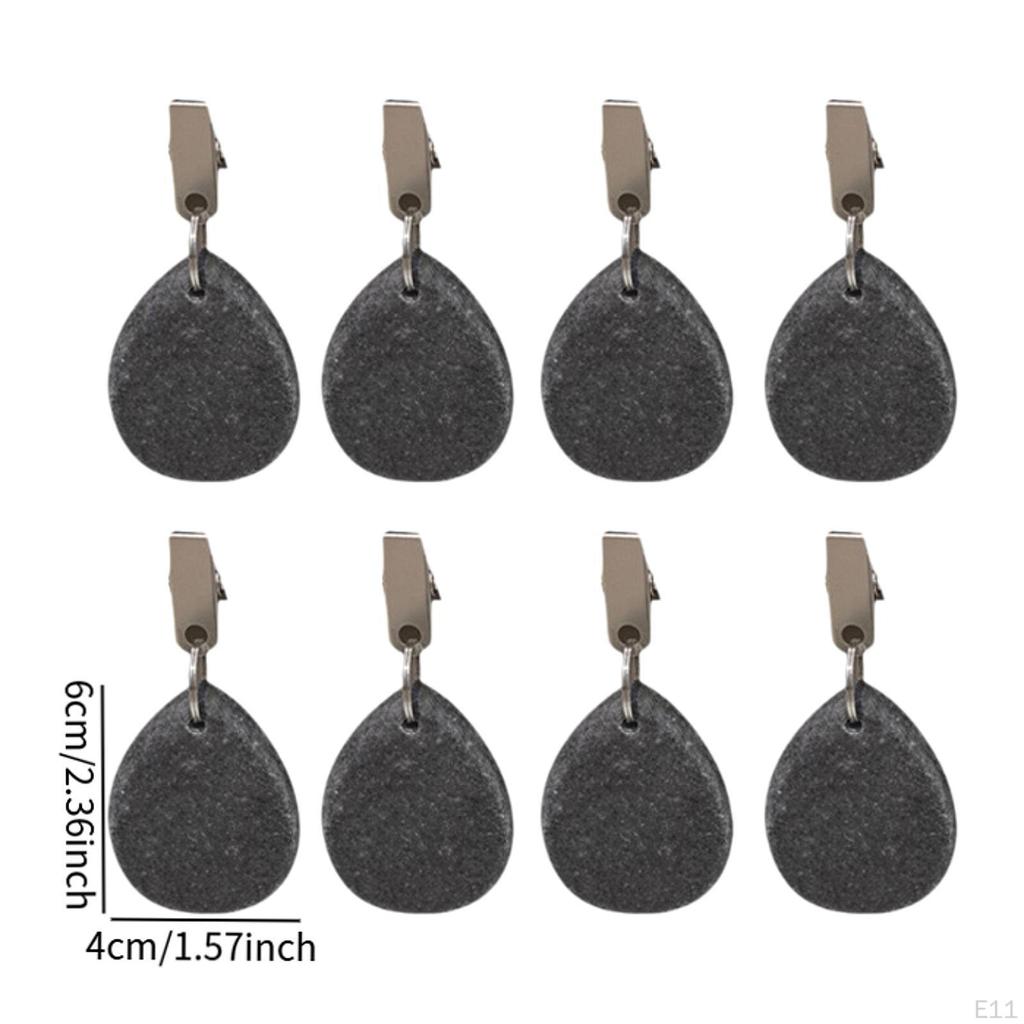 8 штук вешалок для скатертей для вечеринок и пикников из нержавеющей стали