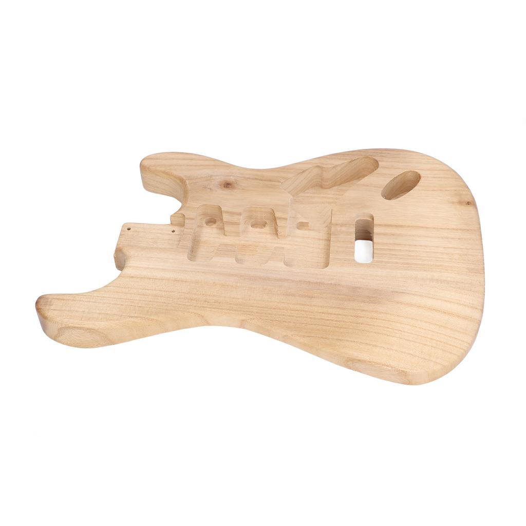 Unfinished Guitar Body for SSH Style Pre Drilled Holes Paulownia Wood Electric Guitar Body for DIY M