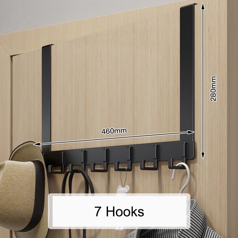 Крючки над дверью, 6 крючков, одежда, пальто, шляпа, вешалка для полотенец, органайзер для дома, ванной комнаты, держатель для кухонных принадлежностей