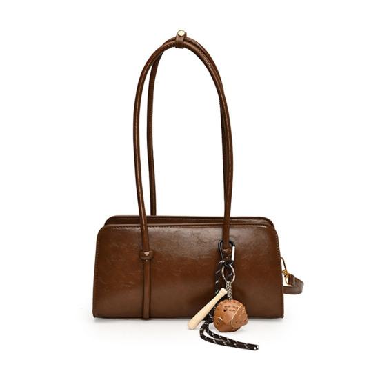 Женская сумка из искусственной кожи, сумка через плечо для поездок на работу, маленькая сумочка, милая сумка-хобо, сумка-тоут подмышку для ежедневных дел, путешествий, шопинга