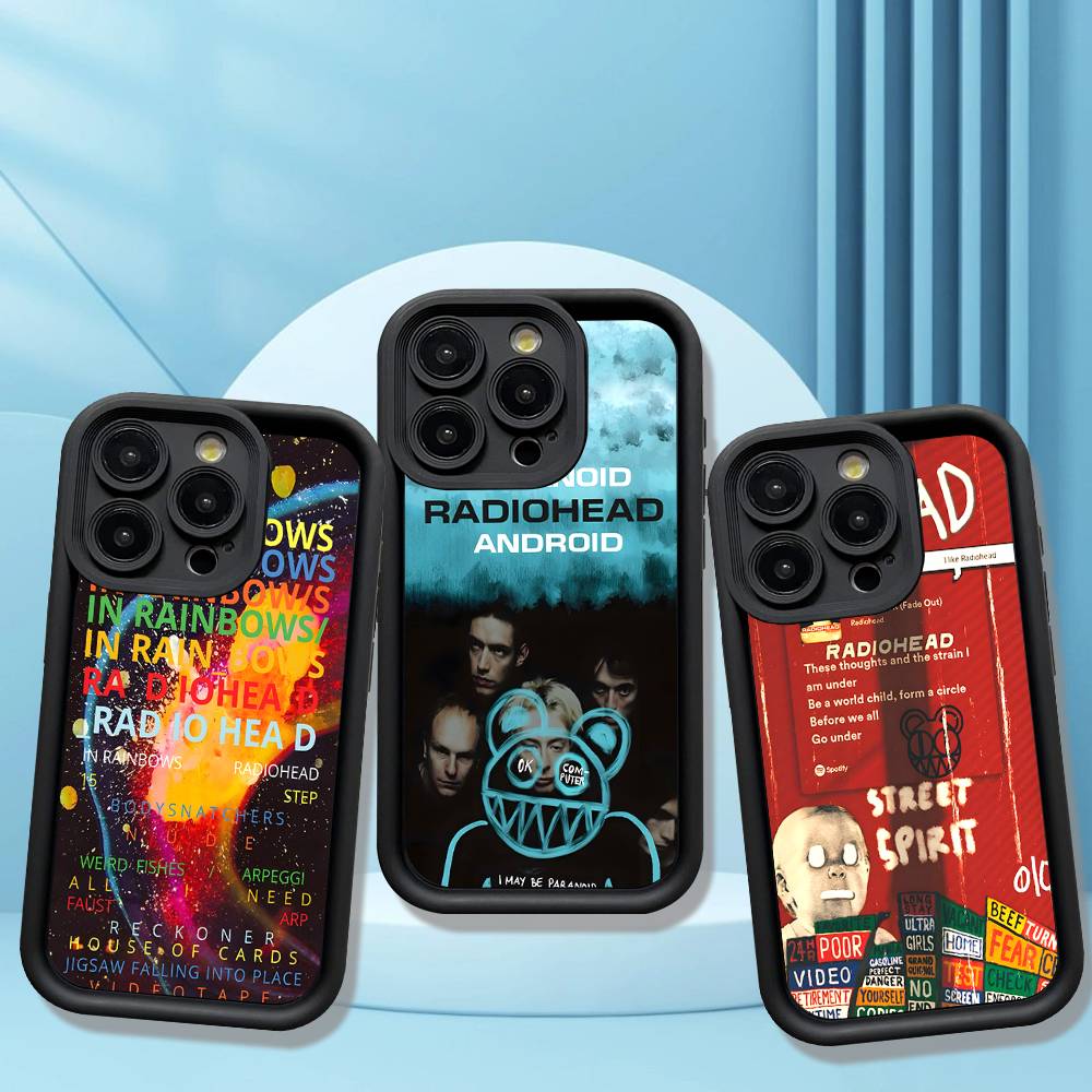 Чехол для телефона R-Radiohead Рок-группа Для Oppo Reno15 Reno14 Reno13 Reno12 Reno11 Reno10 Reno8 Reno7 Z T Pro Plus Мягкий ТПУ Задняя крышка