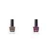 FACESCANADA Splash Glossy Finish Nail Enamel, Ginger 37, 8 мл и Splash Glossy Nail Enamel, Purple Rain 19, 8 мл