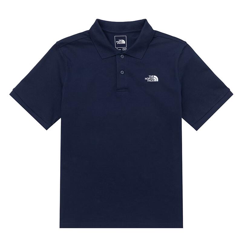 The North Face Мужская футболка-поло с коротким рукавом и логотипом
