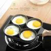 Egg Cooker Frying Pan,Pans 4-Cups Non-Stick Cookware Fried Egg Cooker,Pancake,Omelette Pan,Egg Poacher