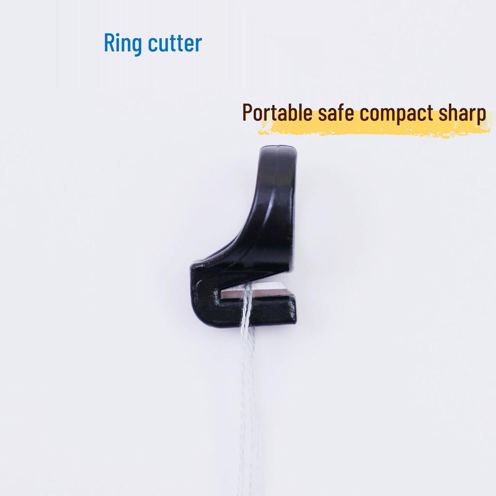 Многофункциональный нож-кольцо: Шитье, Обрезка обертыванием, Краб-бинд, Инструмент для пальцевого лезвия.
