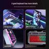 YouShi GX810 Wired Mechanical Keyboard & Mouse Set with Rainbow Backlight & Knob