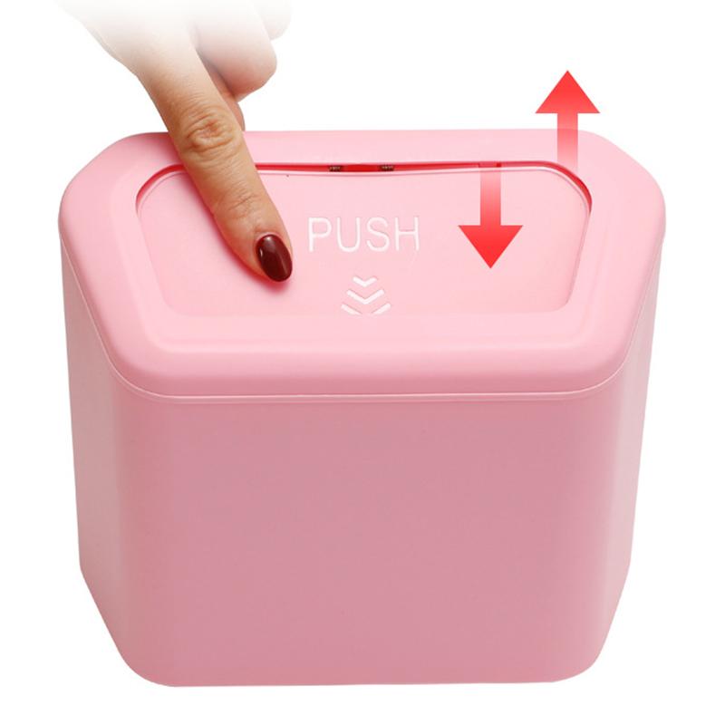 Тип прессования, автомобильный мусорный бак, подвесной автомобильный ящик для мусора, пылезащитный ящик для хранения, автоаксессуары, черный, синий, розовый, полипропилен, квадратный мусор