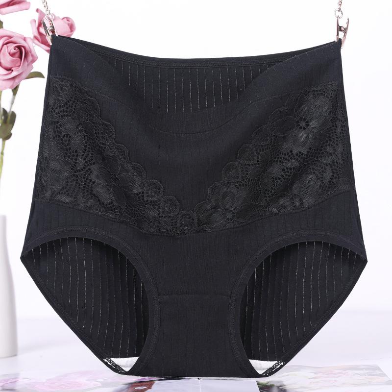 Женские трусы-брифы для мам среднего и пожилого возраста большого размера с дышащими тонкими вставками